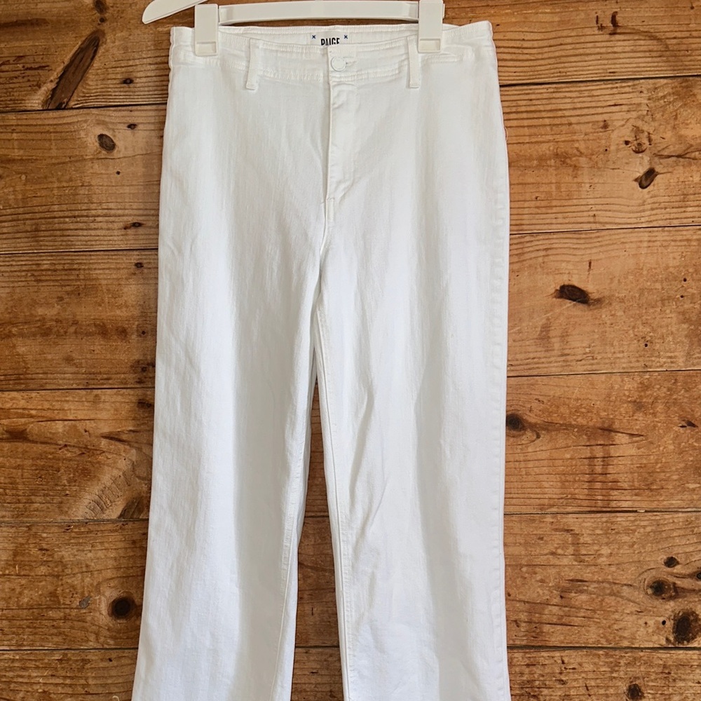 Paige Nellie In Crisp White Jeans